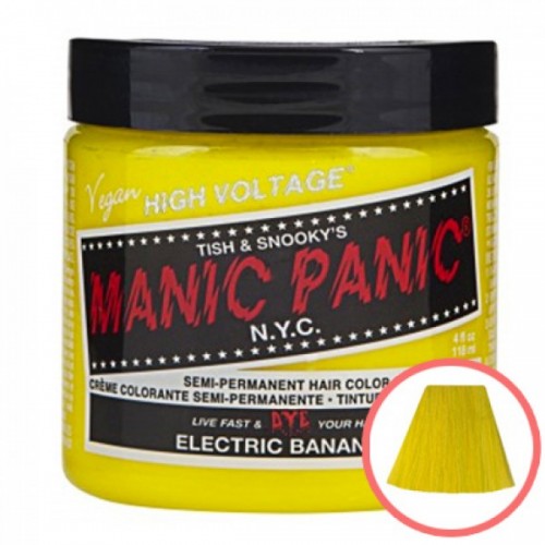 MANIC PANIC HIGH VOLTAGE CLASSIC CREAM FORMULAR HAIR COLOR (10 ELECTRIC BANANA)